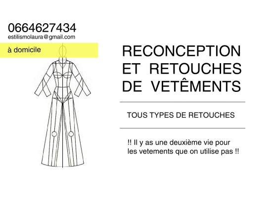 RECONCEPTION ET RETOUCHES DE VETÊMENTS